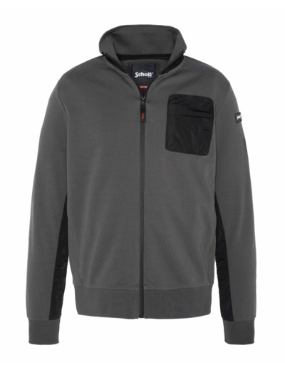 Sweat zippé bi-matière SCHOTT REDSTANLEY