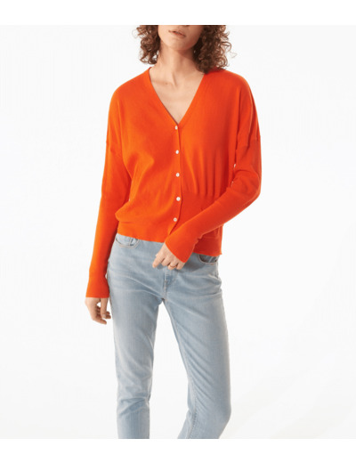 Cardigan fraise