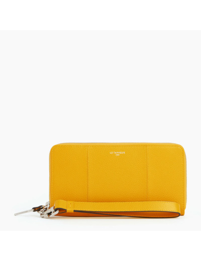 Compagnon zippé Juliette en cuir grainé