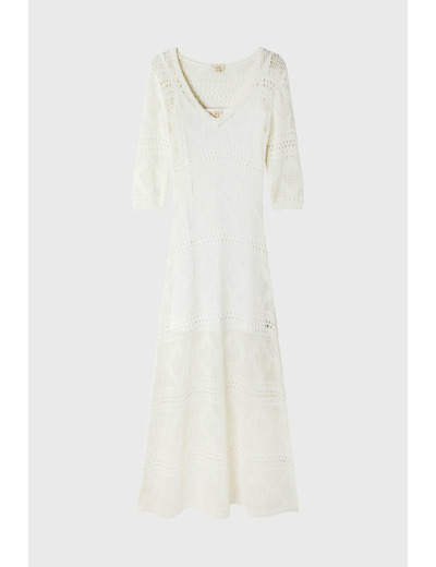 Robe longue en crochet - ELISA