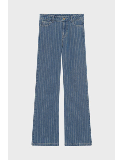 Jean bootcut à rayures - LYSEE
