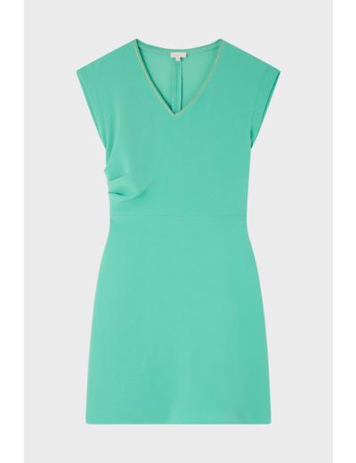 Robe courte cintrée unie - ELAIA