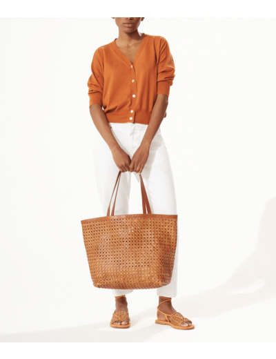 Cardigan cuivre