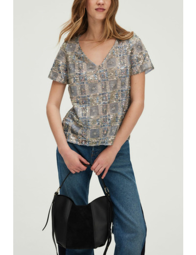 Top à sequins - UNELISE