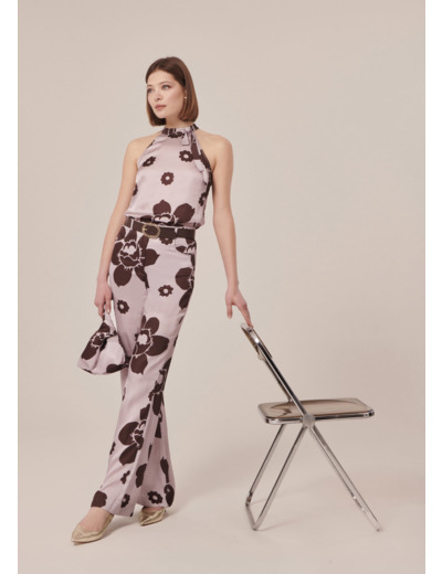 Pantalon Prosper Parme en Viscose