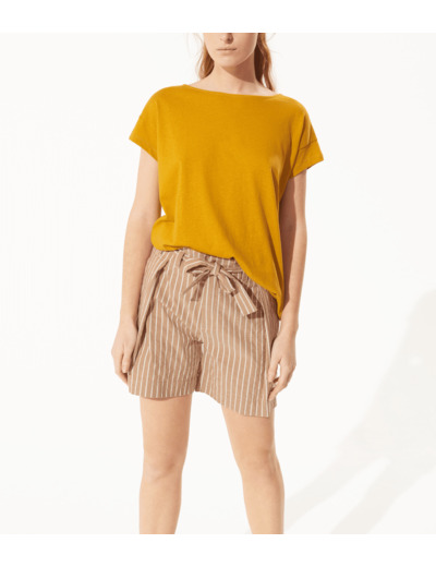 Debardeur ocre jaune