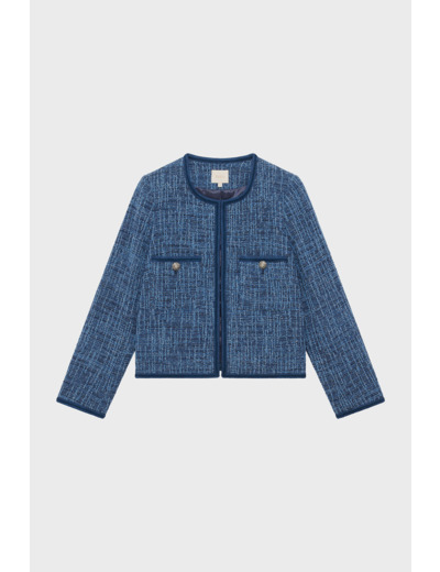 Veste à galon en tweed - RAFEA