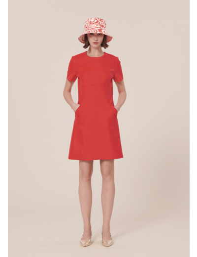 Robe Rehane Corail en Polyester