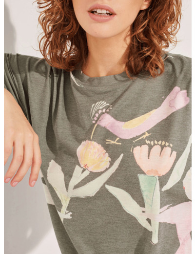 T-shirt kaki