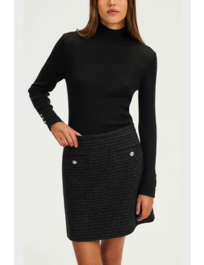 Jupe courte en tweed et lurex - CAMILLETTE