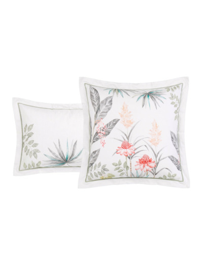 Taie d'oreiller Madinina | Percale à motifs | Tradition des Vosges
