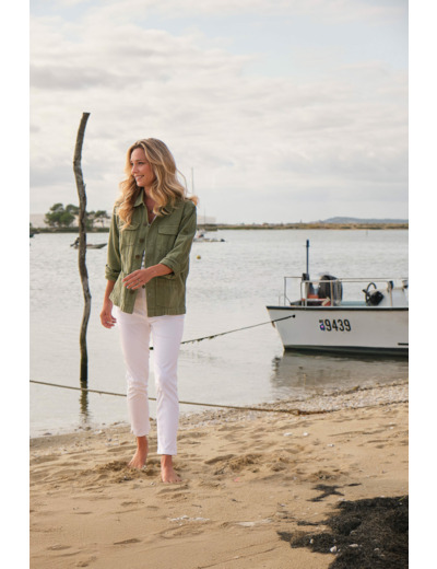 Veste femme en toile Raven