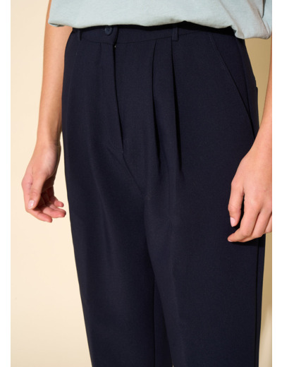 Pantalon tailleur taille haute