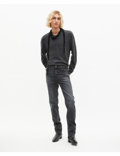 Jean slim noir délavé black washed