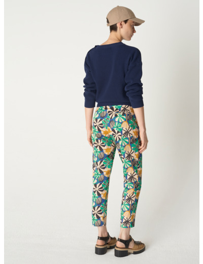 Pantalon janice bleu majorelle