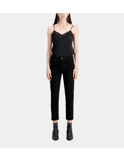 Jean Slim Noir black washed