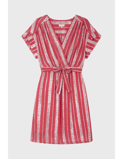 Robe courte cintrée à lurex - ERICA