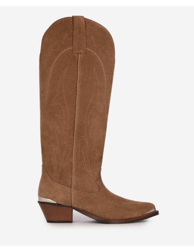 Bottes western marron brown