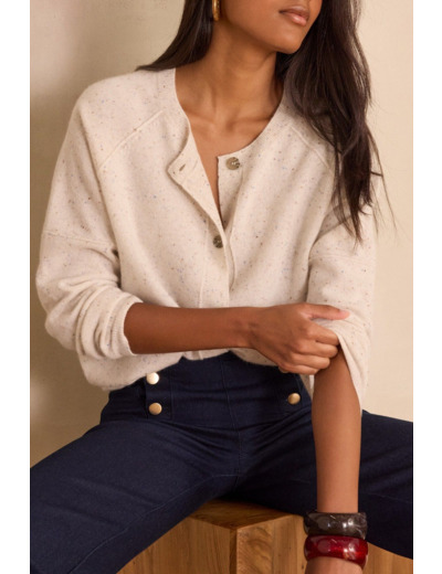 Cardigan BILLY BIS en 100% cachemire