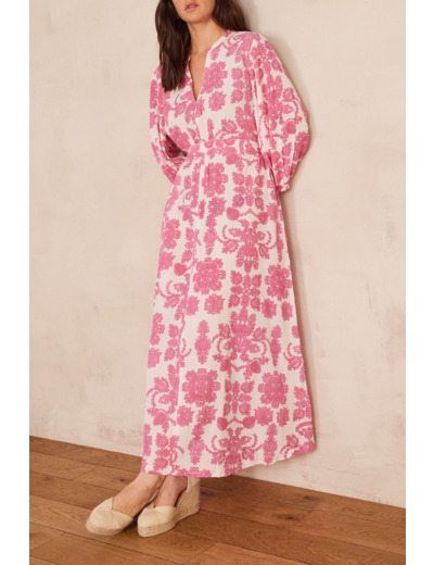 Robe longue MIRANA en coton