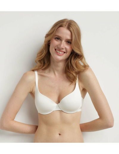 Soutien-gorge corbeille ampliforme nacre InvisiFree de Dim