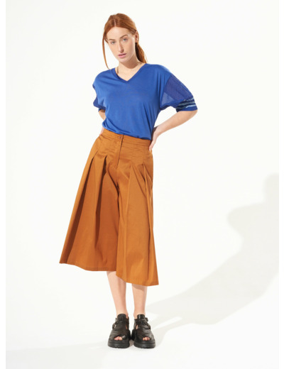 Pantalon large muscade