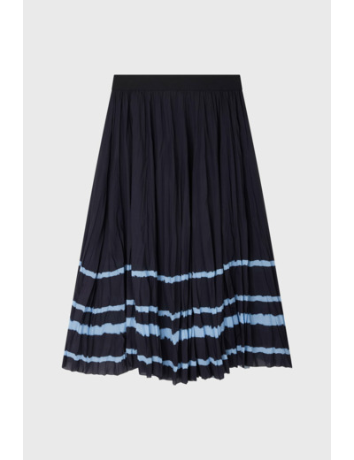 Jupe midi rayures floues - DORYATT