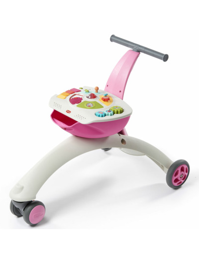 Trotteur porteur chariot de marche Rose