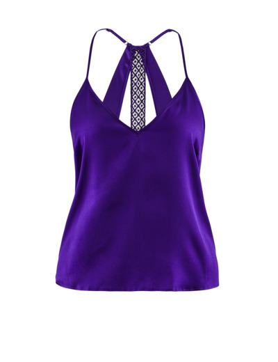 Top à fines bretelles Silk Desire
