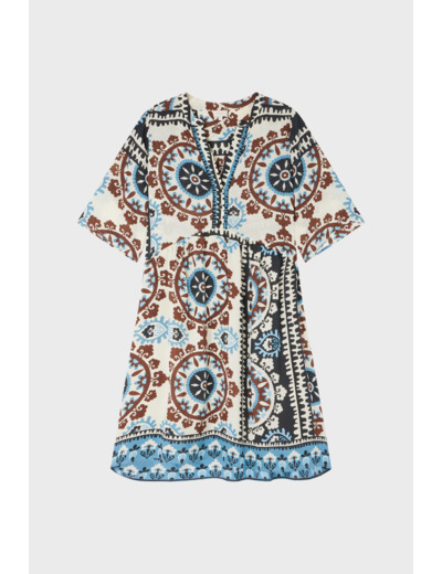 Robe courte imprimée - ELVA