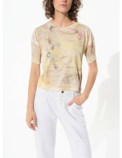 T-shirt ivoire