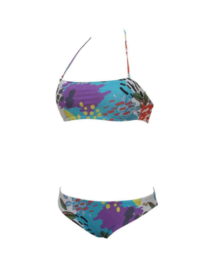 Bikini bandeau Allover pour femmes arena