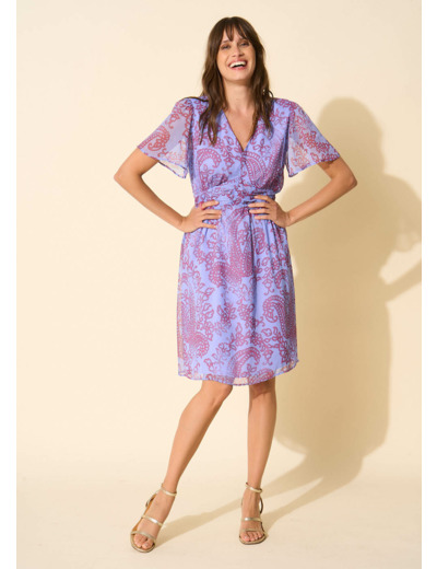 Robe courte imprimée