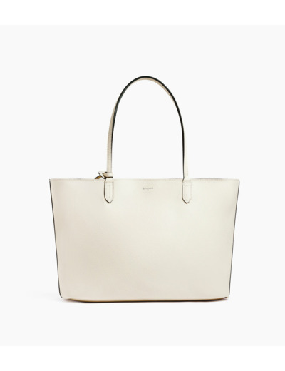 Grand sac cabas Louise en cuir grainé