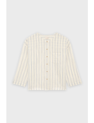 Chemise rayée en gaze de coton - URIENNE