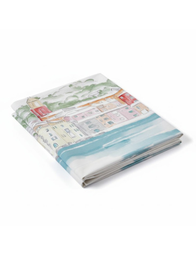 Drap plat imprimé Paysage Varois | Tradition des Vosges