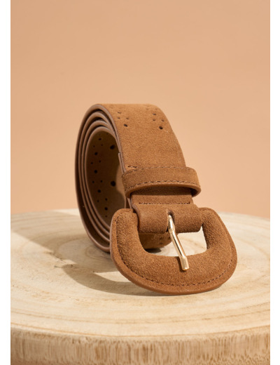 Ceinture avec détails perforés