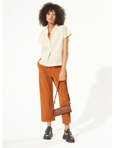 Blouse rayure naturelle
