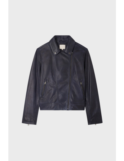 Veste biker en cuir - JULY