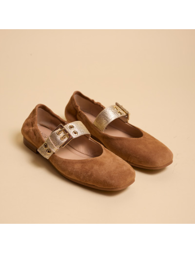 Ballerine Femme Matild Camel