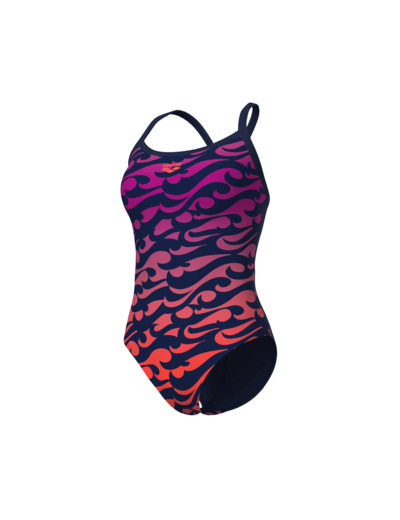 Maillot de bain arena Performance Surfs Up Light Drop Back pour femmes