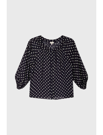 Chemise fluide à pois - ADELITTA