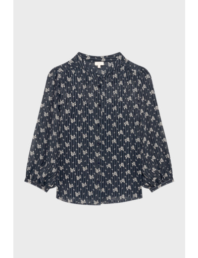 Chemise fluide imprimé bicolore - AINA