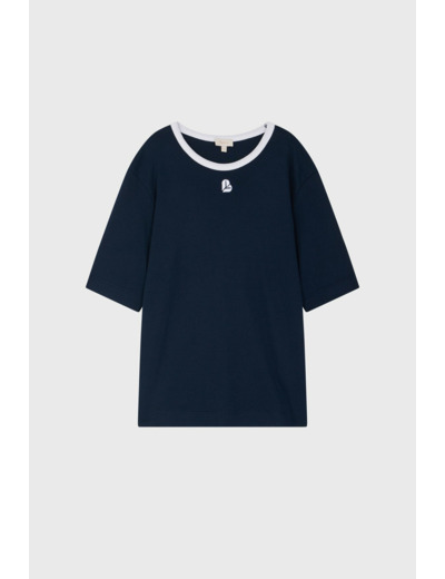 T-shirt à logo contrasté - MAHALIA