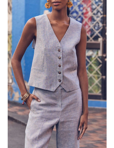 Gilet CENIA en lin