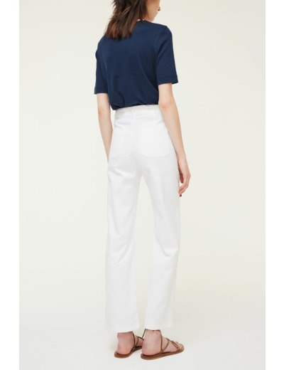 Jean blanc droit - CYNTHIA