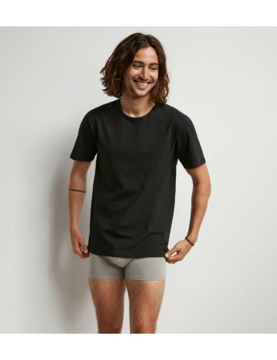 Lot de 2 Tshirts homme thermorégulateur à col rond noir Regul Activ