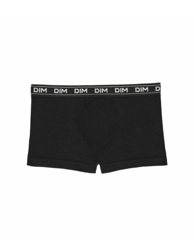 Boxer garçon en coton modal côtelée Noir Dim Icons
