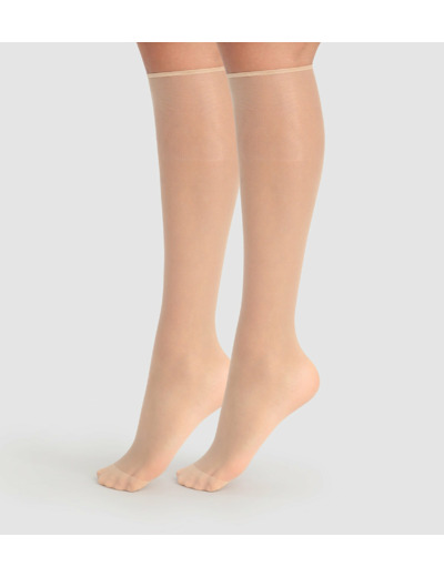 Lot de 2 mi-bas capri Sublim Voile Brillant 15D