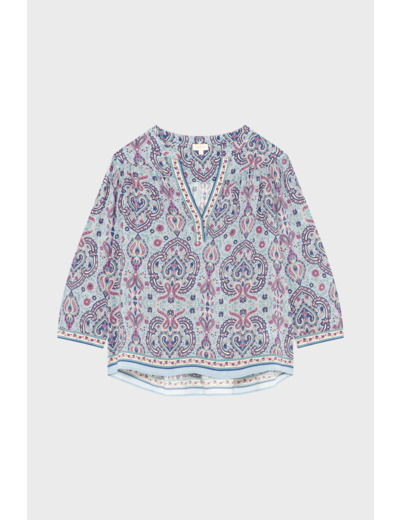 Blouse fluide imprimée - ADELINA